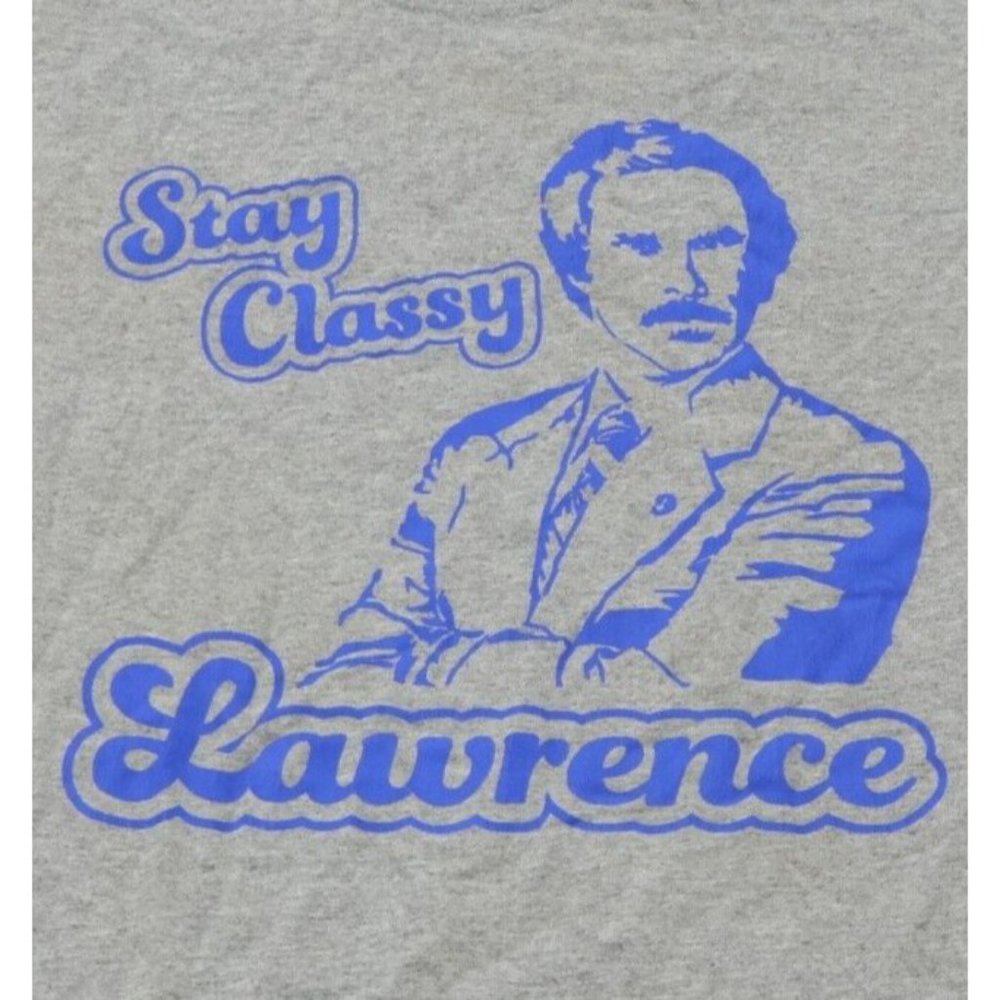 2/$20 Stay Classy Lawrence Ron Swanson The Office Character T-Shirt Mens M Meme